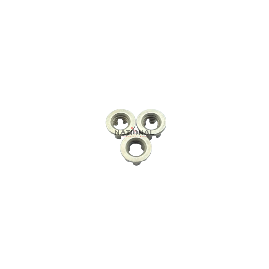 Extended Washer Self-Locking Slotted Nut, 10-32 – MS14145L3