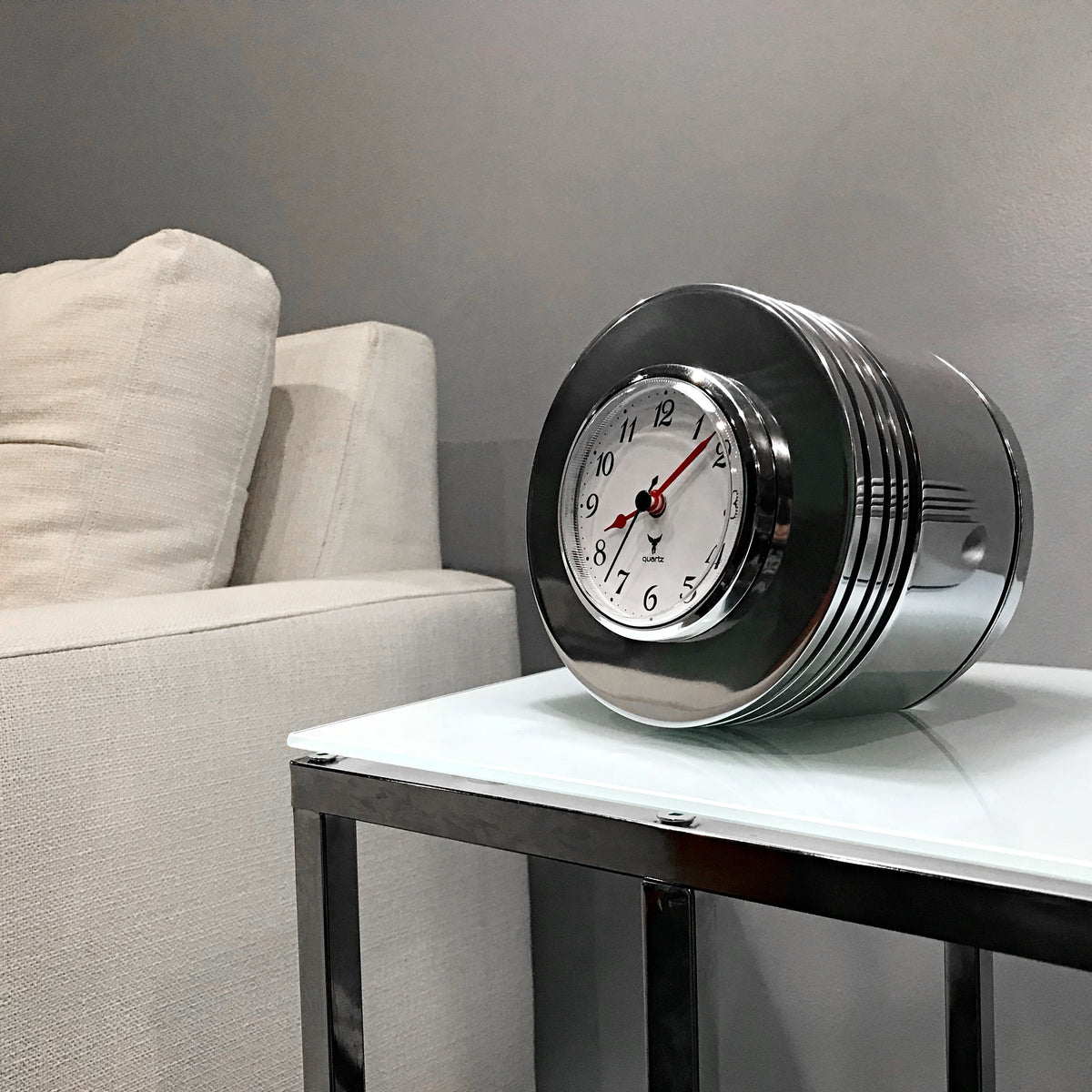 Pratt & Whitney R-2800 F4U Corsair Fighter Airplane Radial Engine Chrome Piston Clock