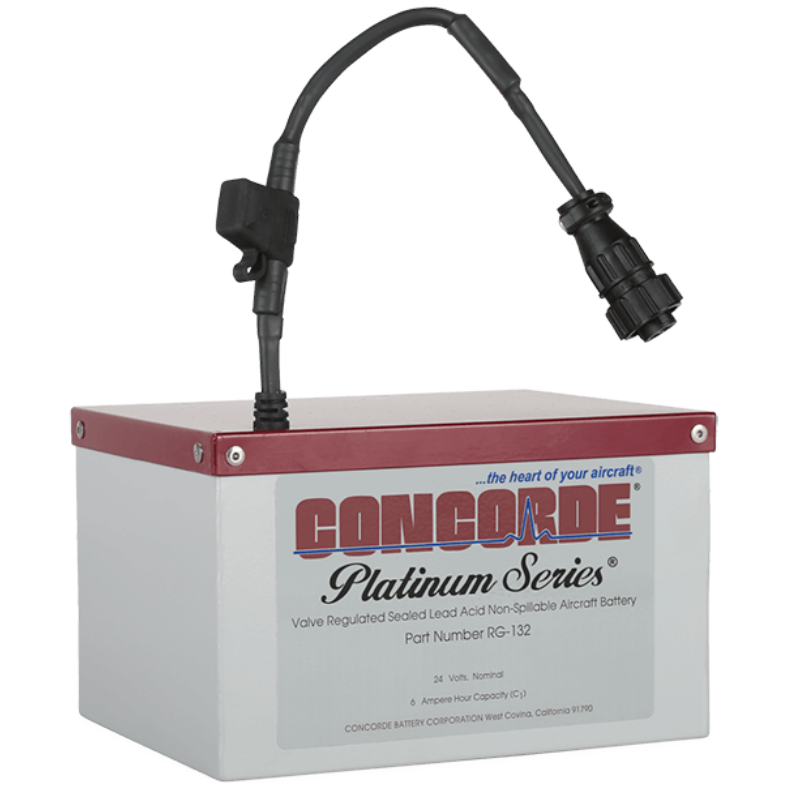 Concorde Platinum 24V Emergency Aircraft Battery – RG-132