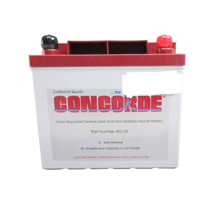 12-Volt Sealed Lead Acid Aircraft Battery – RG-25