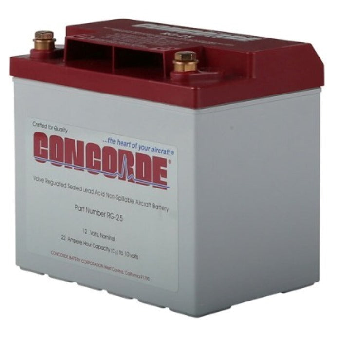 12-Volt Sealed Lead Acid Aircraft Battery – RG-25