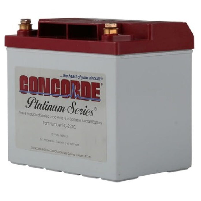 12V Sealed Aircraft Battery, Extra Cranking – RG-25XC