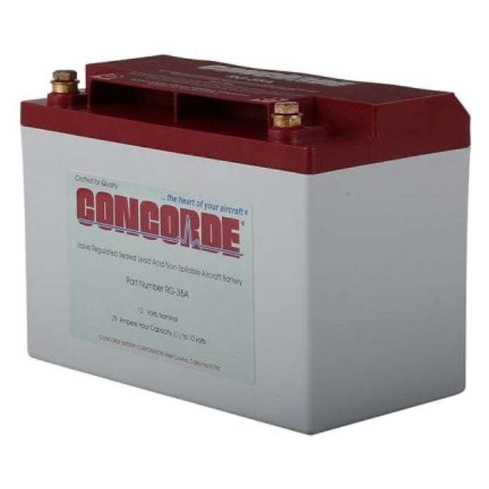 12-Volt Sealed Lead Acid Aircraft Battery – RG-35A