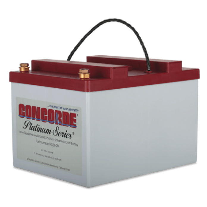 Concorde Platinum 24V GA AGM Aircraft Battery – RG24-20