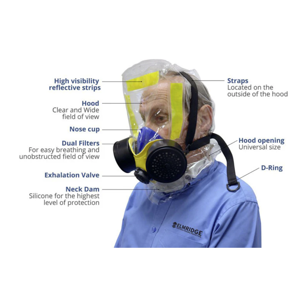 iEvac Smoke and Fire Escape Hood – EBP-900