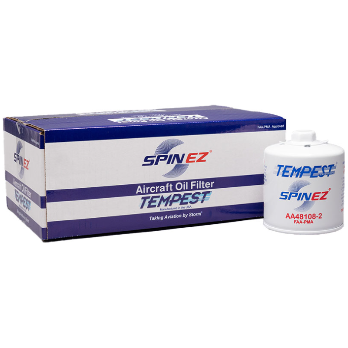 Tempest Spin-EZ Aircraft Oil Filters, 6-Pack – AA48108-2-6PK
