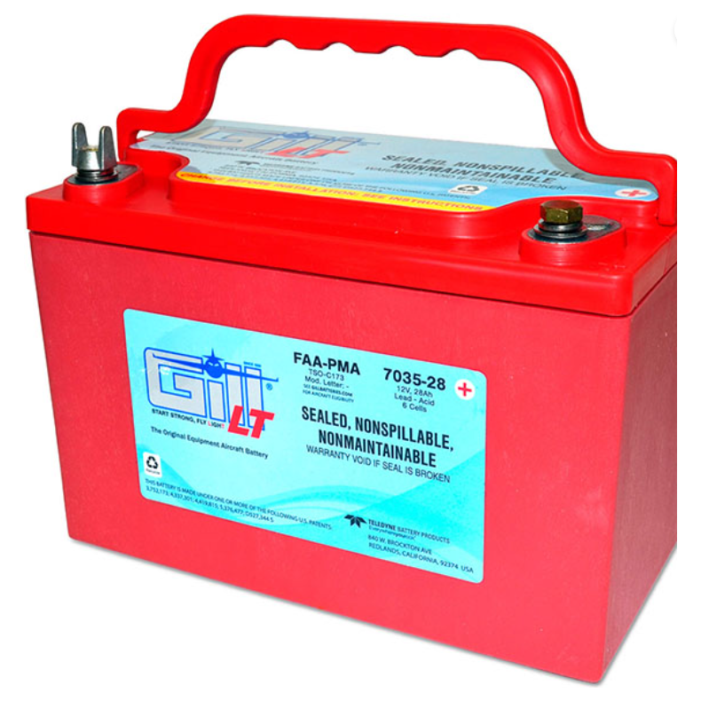 Gill Sealed Lead Acid Aircraft Battery – 7035-28