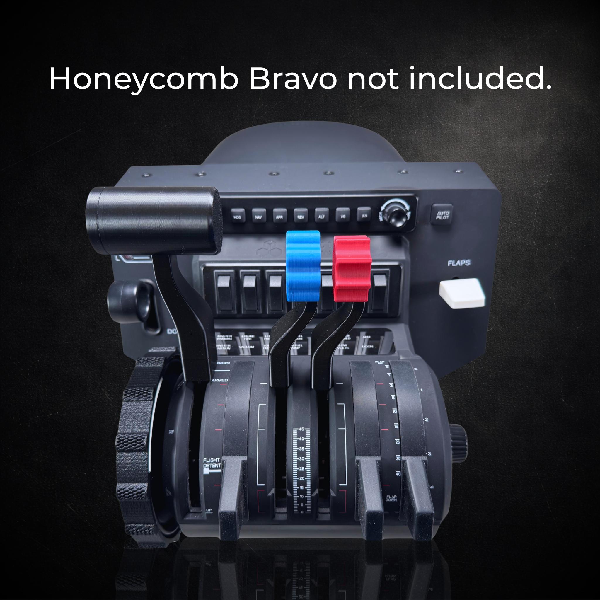 Single Engine Throttle Set for the Honeycomb Bravo Throttle Quadrant / Bonanza G36