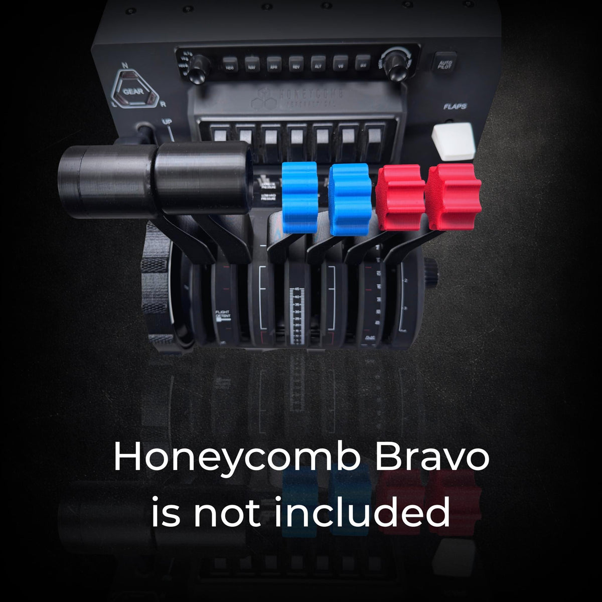 Twin Engine Throttle Set for the Honeycomb Bravo Throttle Quadrant / Baron G58