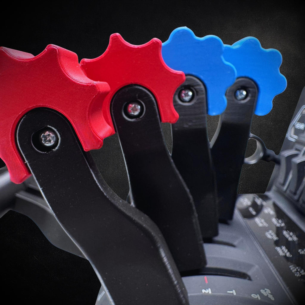 Twin Engine Throttle Set for the Honeycomb Bravo Throttle Quadrant / Baron G58