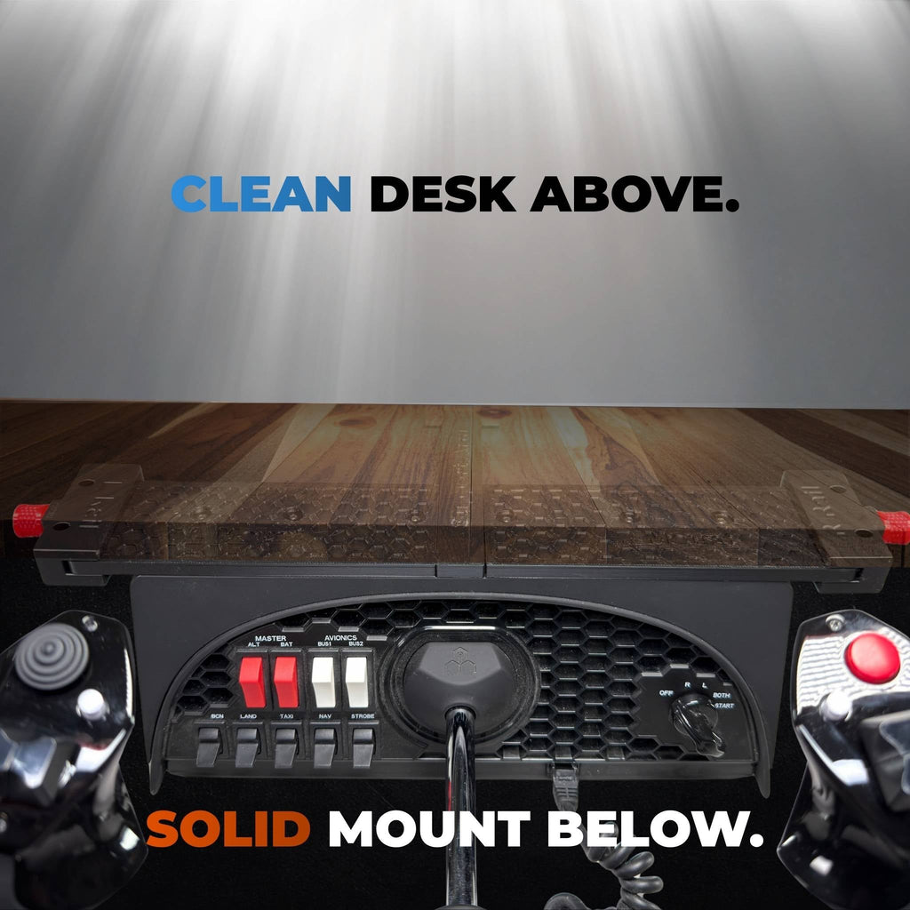 Honeycomb Alpha Standard Under Desk Mount with Locking Quick Release