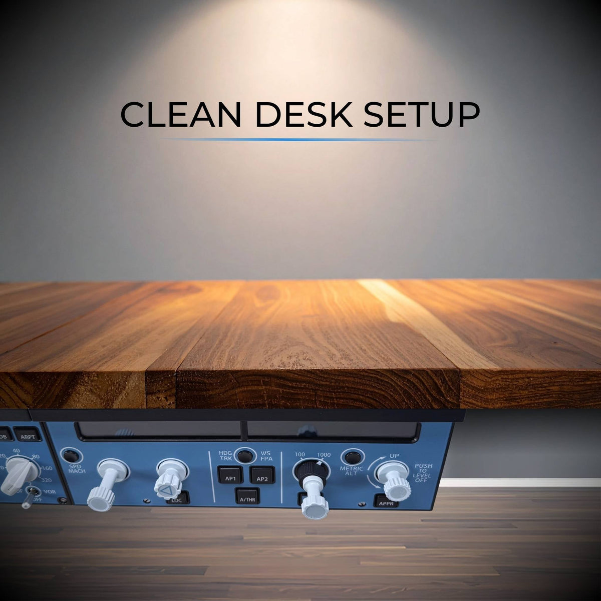 WinCtrl Under Desk Mount for Airbus FCU EFIS and Boeing MCP PAP FMS Panels