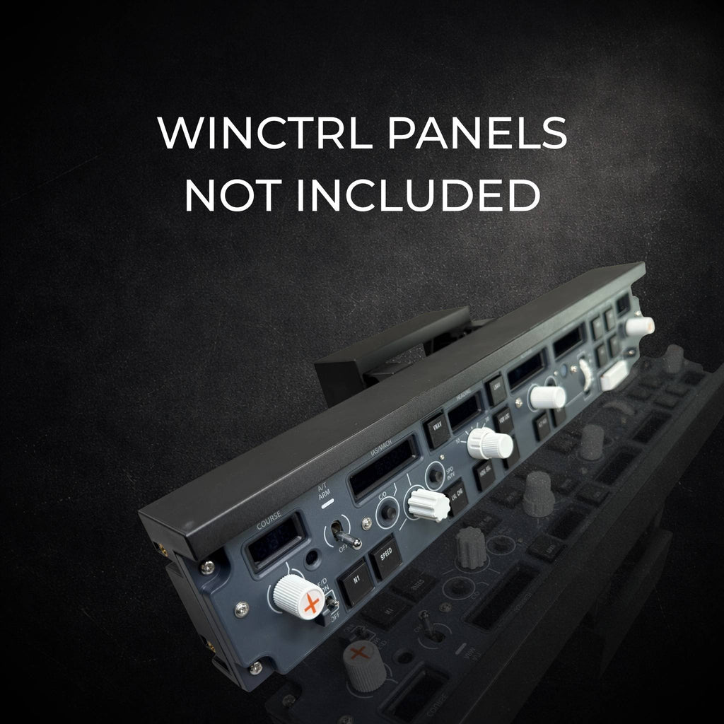 WinCtrl Under Desk Mount for Airbus FCU EFIS and Boeing MCP PAP FMS Panels