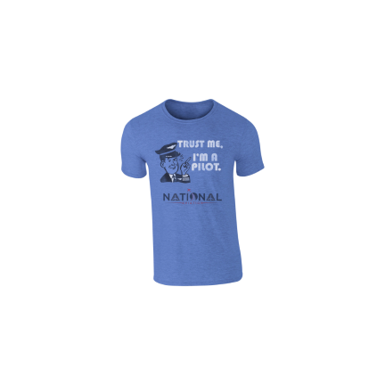 Trust ME I'M a Pilot Tshirt, Blue - Large – WLUS315-BLU-L