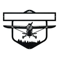 Airplane Monogram - Front View