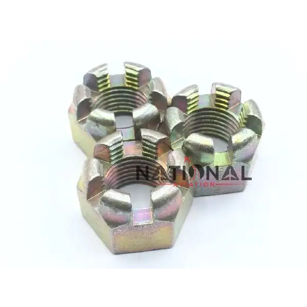 Castle Nut / Regular Height - 1/2-20 - Cadmium Plated – AN310-8