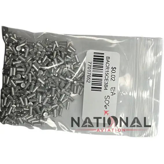 Countersunk Solid Rivet, 100 Degree Flush – BACR15CE3B4