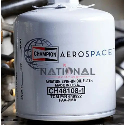 Champion Aircraft Oil Filter, 10 Micron – CH48114-1