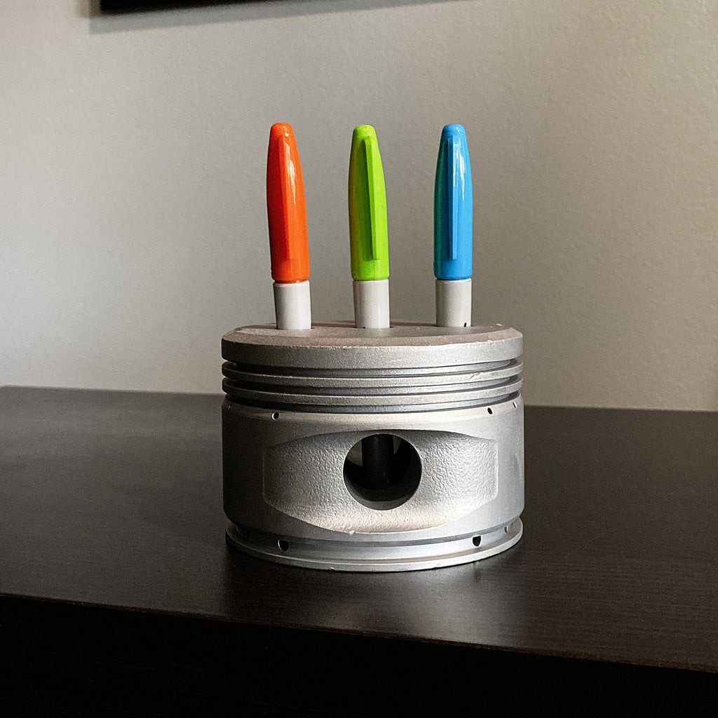 1950's Continental 0-300 Cessna 172 Skyhawk Engine Piston Pencil Pen Marker Holder