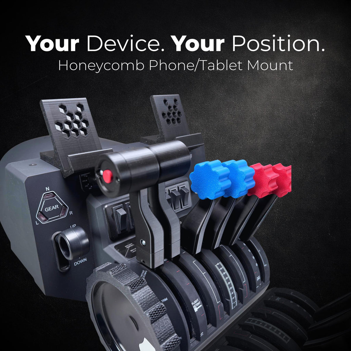 Phone & Tablet Holder for Honeycomb Alpha & Bravo