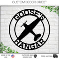 Airplane Hangar Sign, Personalized Pilot Name Sign, Custom Aviation Lover, Man Cave Sign, Airplane