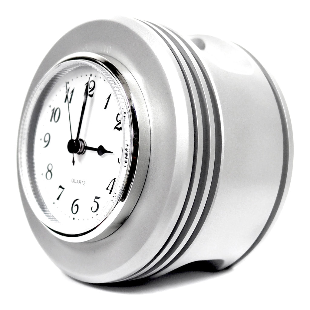 J-Cobs WWII Boeing Stearman Warbird Radial Engine Piston Desk Clock (Raw Edition)