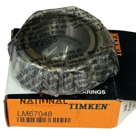 Timken LM67048 FAA-pma Tapered Roller Aircraft Bearing – LM67048-20629