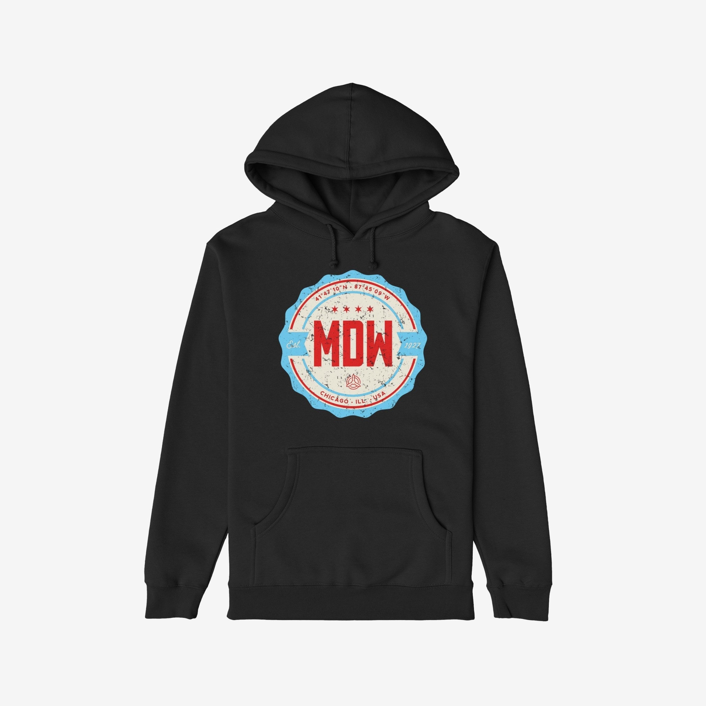 Chicago MDW Midway Airport Badge Hoodie & Sweatshirt