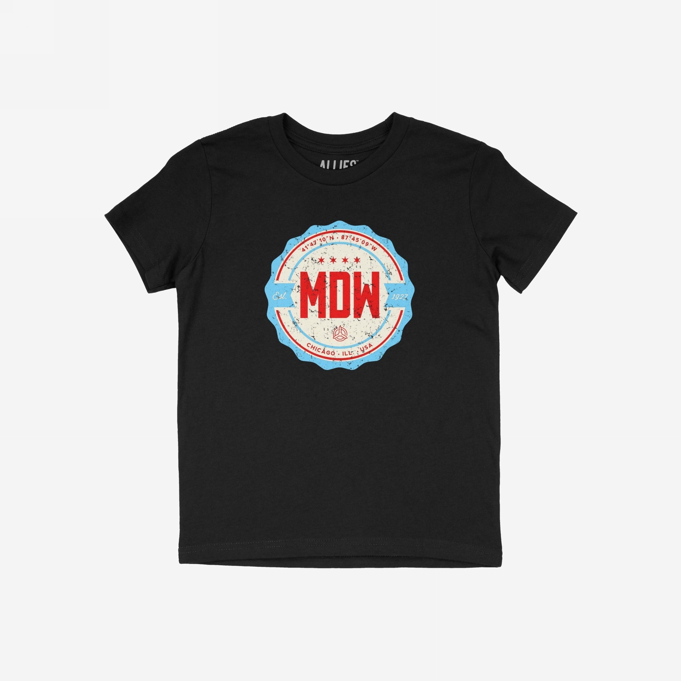 Chicago MDW Midway Airport Badge T-shirt