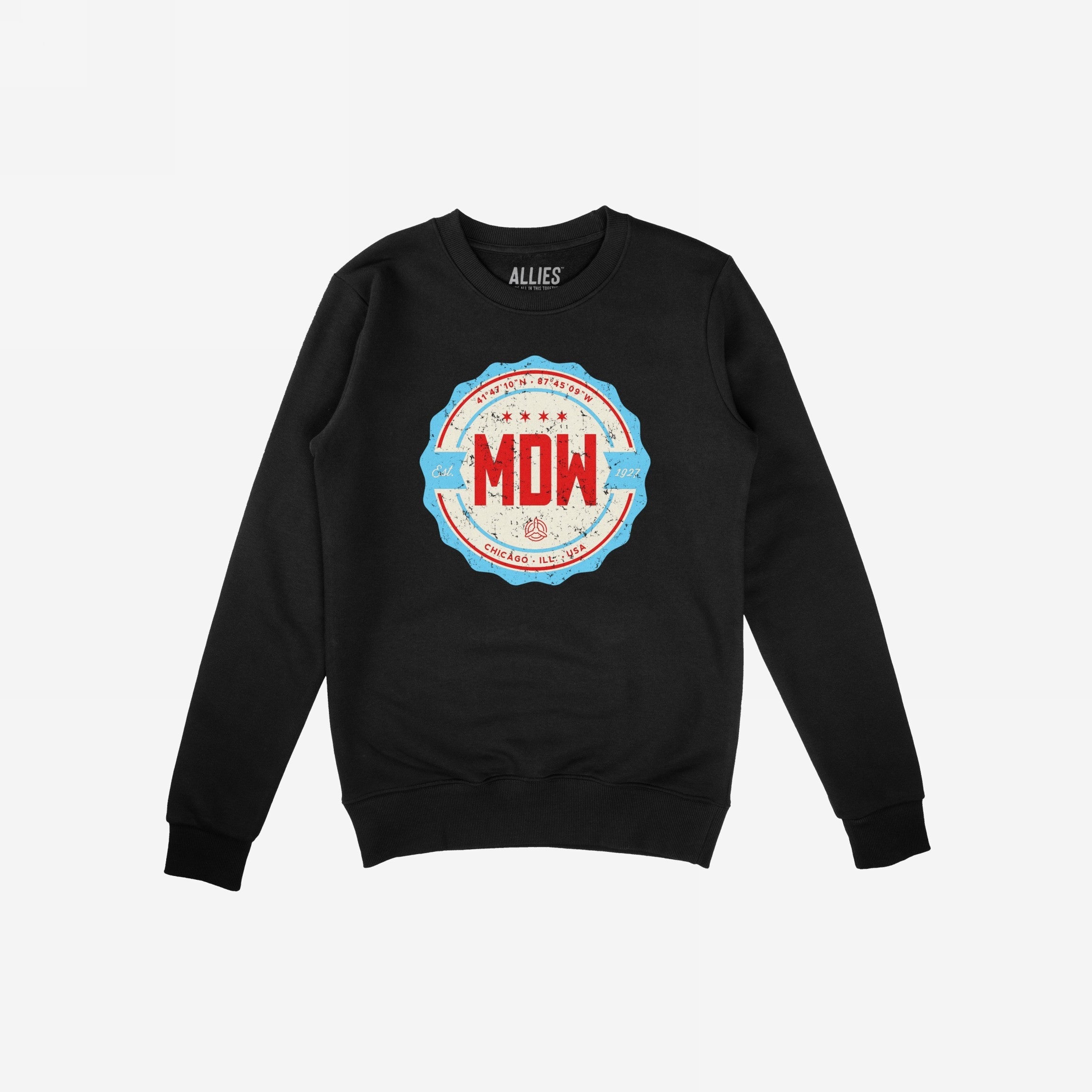 Chicago MDW Midway Airport Badge Hoodie & Sweatshirt