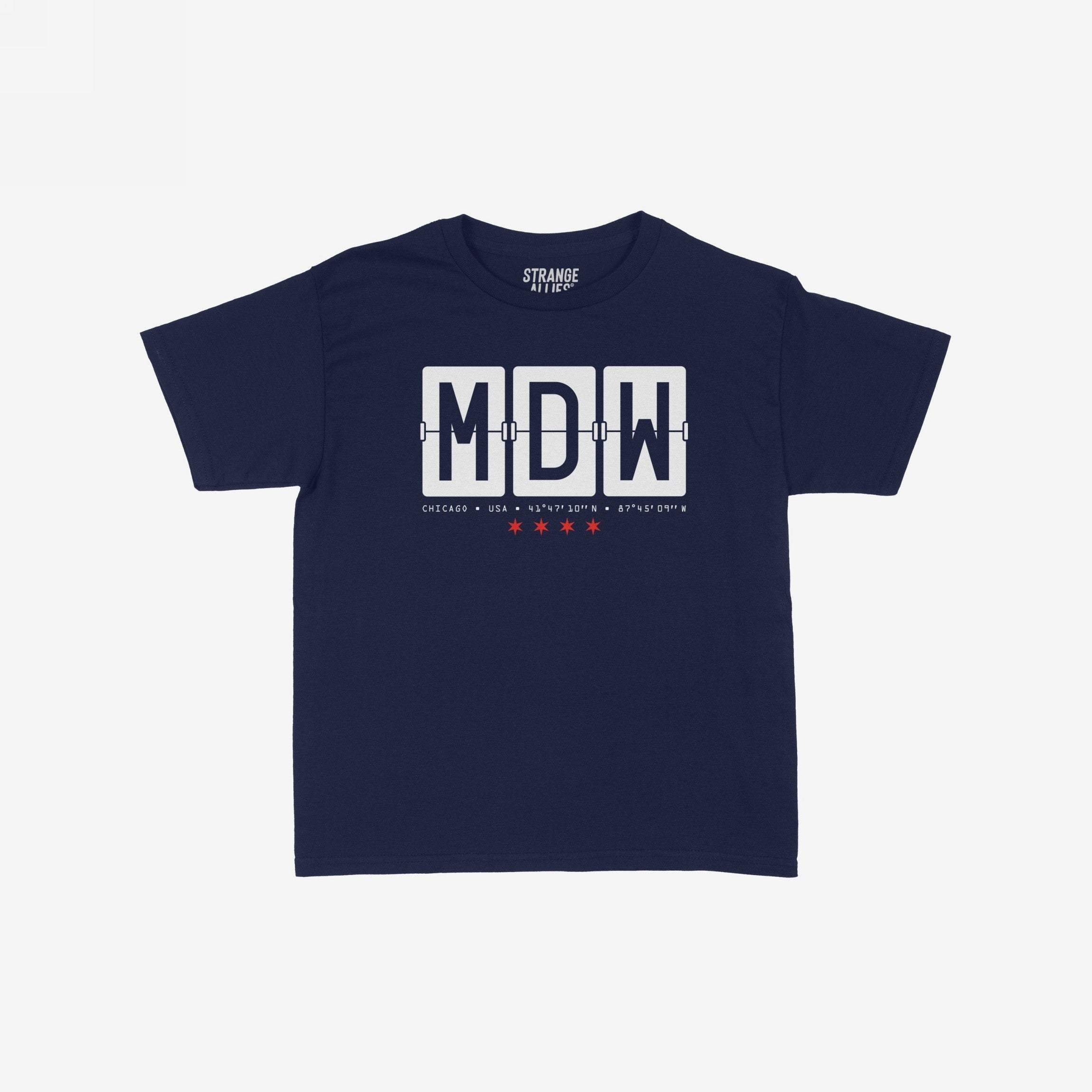 Chicago MDW Midway Airport Flipboard Women's Baby Tee