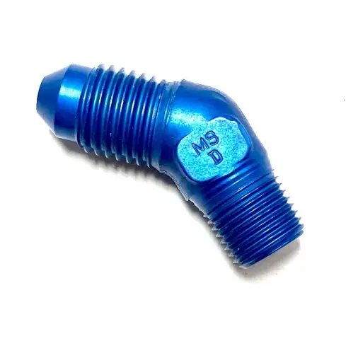 Fitting, Pipe to Flare, 45 Degree - Pipe 1/8 X Tube 3/16 – MS20823-3D