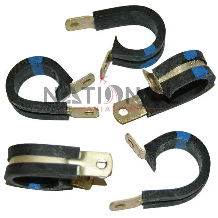 Loop Clamp, 7/8 in Dia, Chloroprene Cushion, Aluminum, 212 – MS21919WDG14