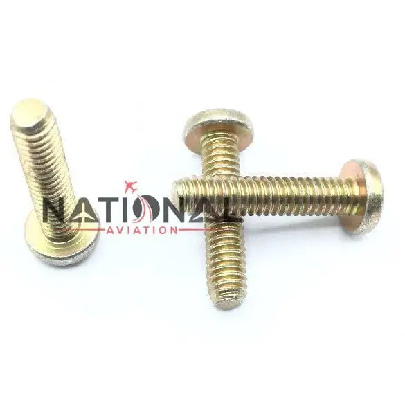 Pan Head Machine Screw 8-32 X 3/4 Steel Cad Plated – NAS602-12P
