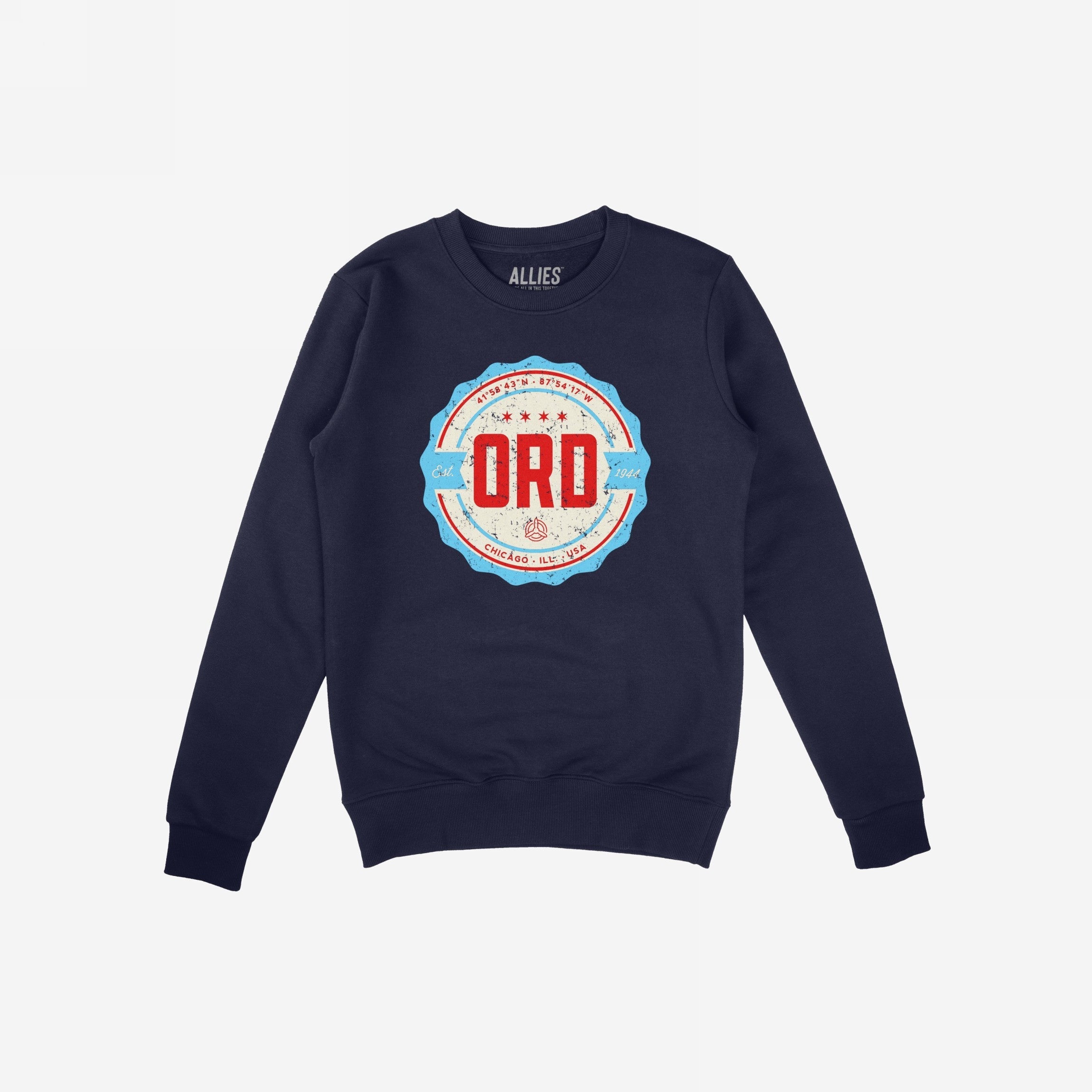 Chicago ORD O'Hare Airport Badge Hoodie & Sweatshirt
