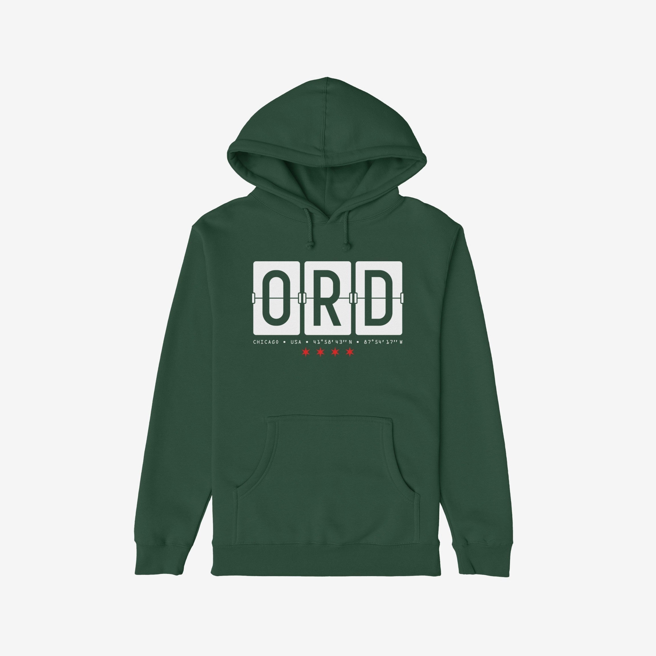 Chicago ORD O'Hare Airport Flipboard Hoodie & Sweatshirt