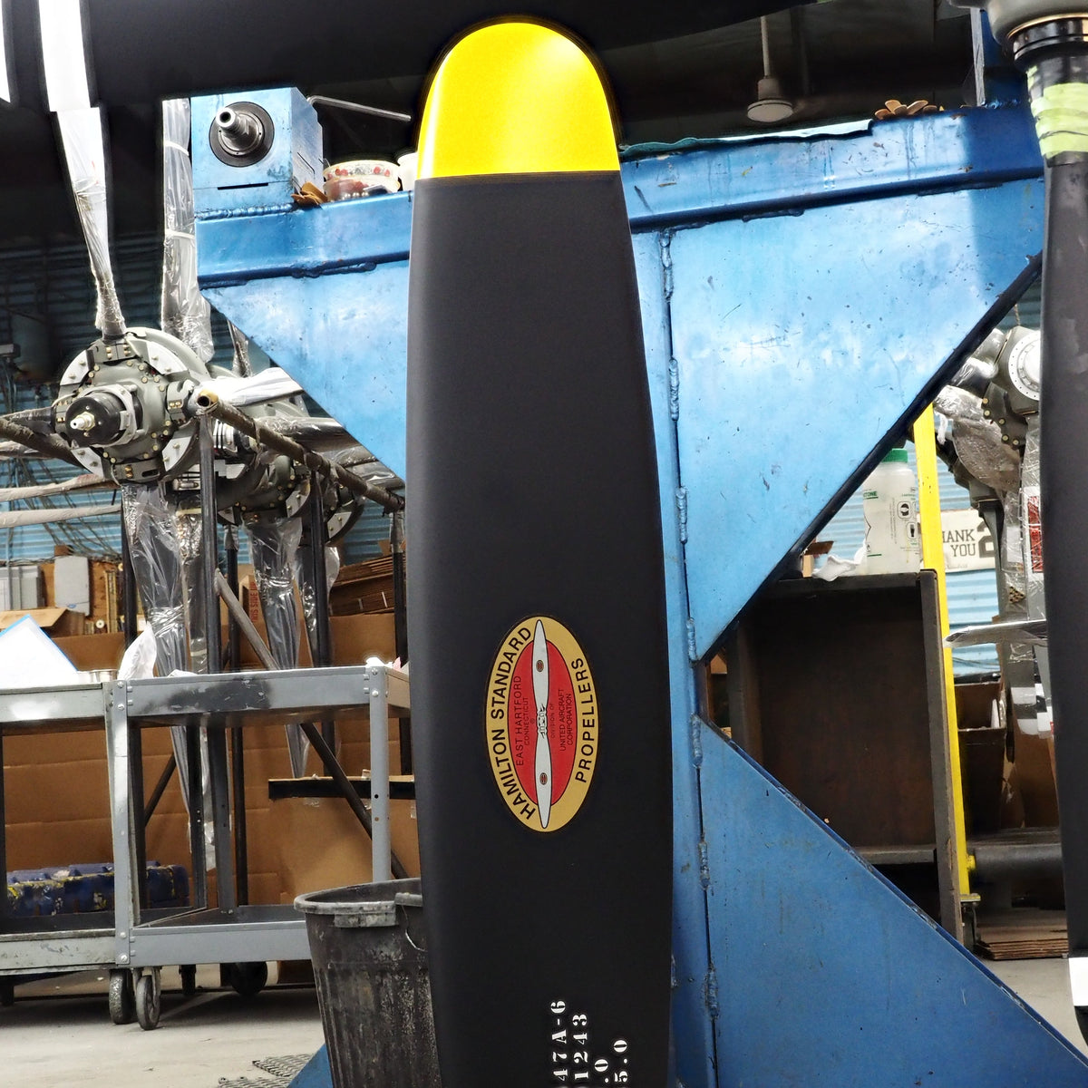 P-51 Mustang Hamilton Standard Mini Warbird WWII Authentic Airplane Propeller Blade Sculpture