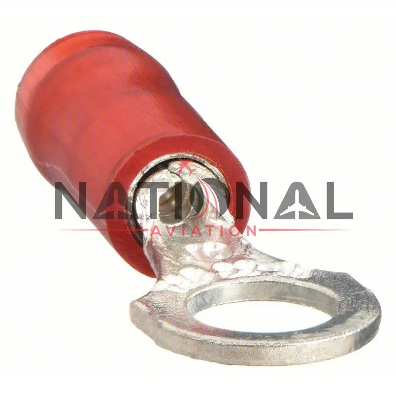 M6, 1/4", 16 Awg, Sta-Kon RA Series, Red – RA18-14