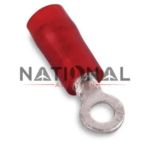 M6, 1/4", 16 Awg, Sta-Kon RA Series, Red – RA18-14
