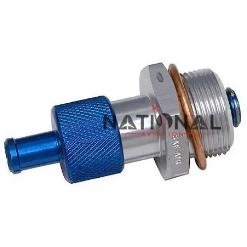 Saf-Air Aluminum/Stainless 1"-18 Lock Open Oil Drain – S1000