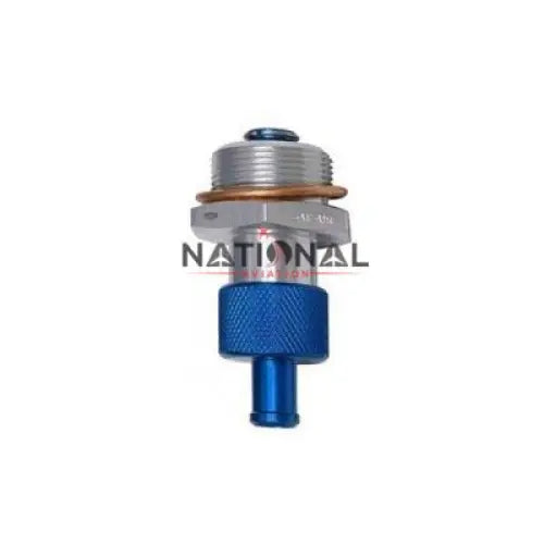 Saf-Air Aluminum/Stainless 1"-18 Lock Open Oil Drain – S1000