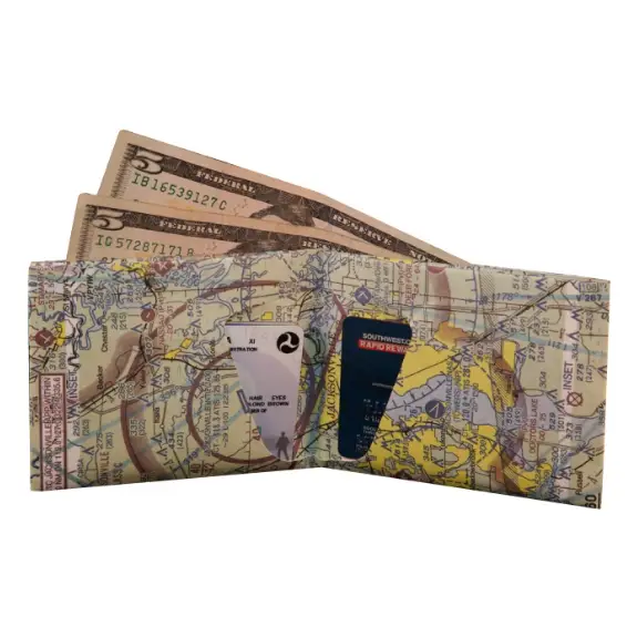 VFR Sectional Print Wallet - Seattle Makes a Great – VFR-WAL-SEA