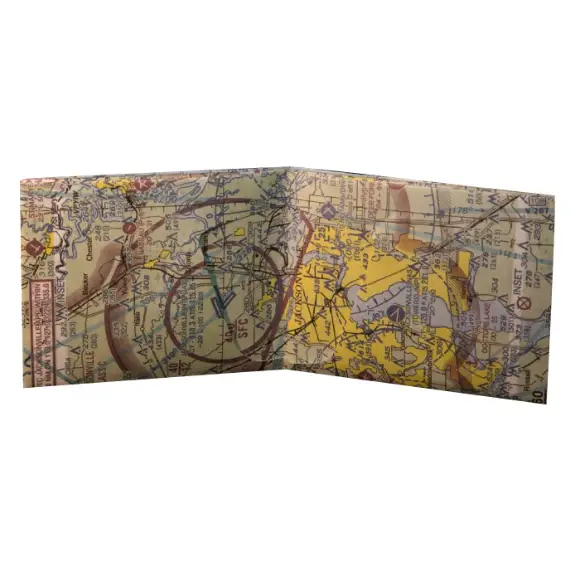 VFR Sectional Print Wallet - Seattle Makes a Great – VFR-WAL-SEA