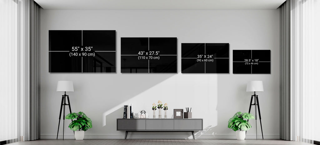 Airplane Glass Wall Art