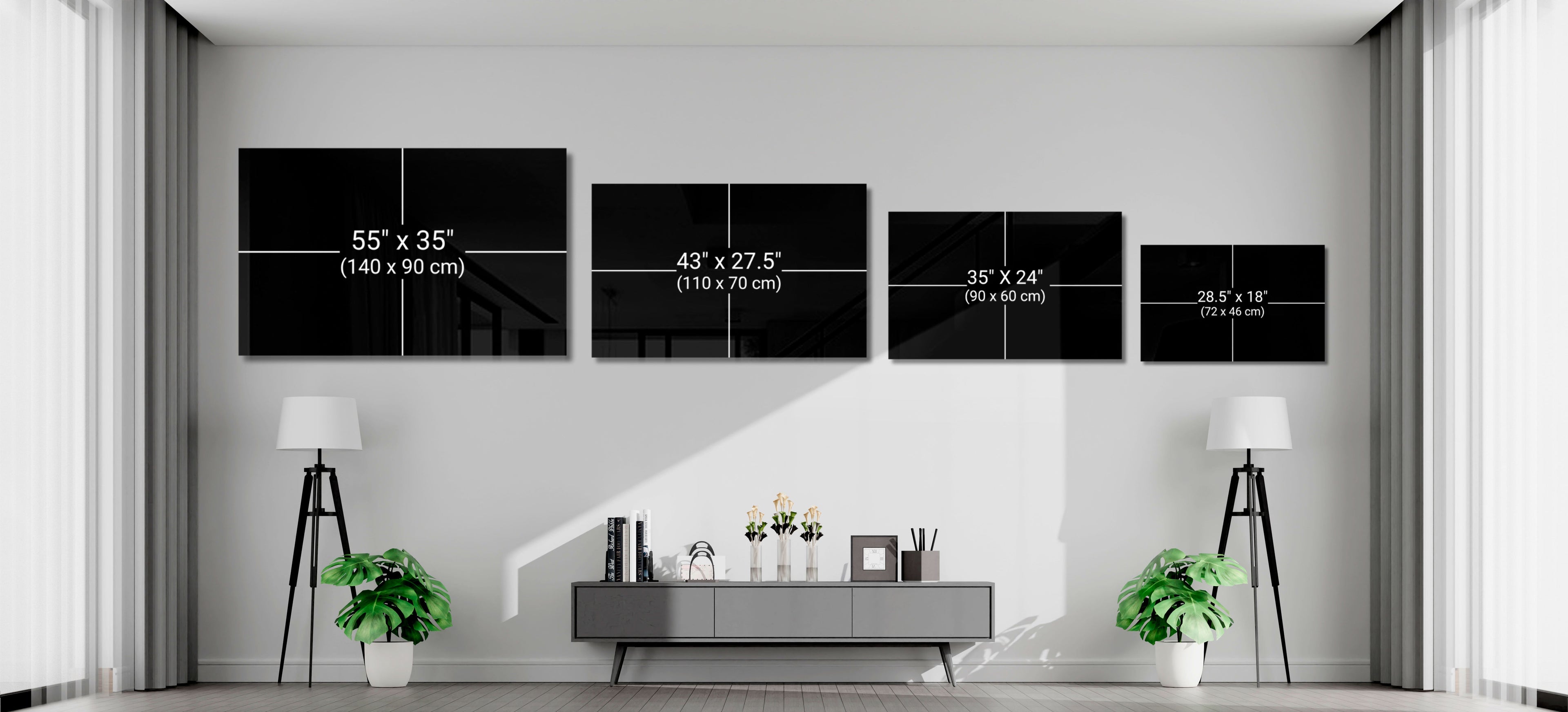 Airplane Glass Wall Art